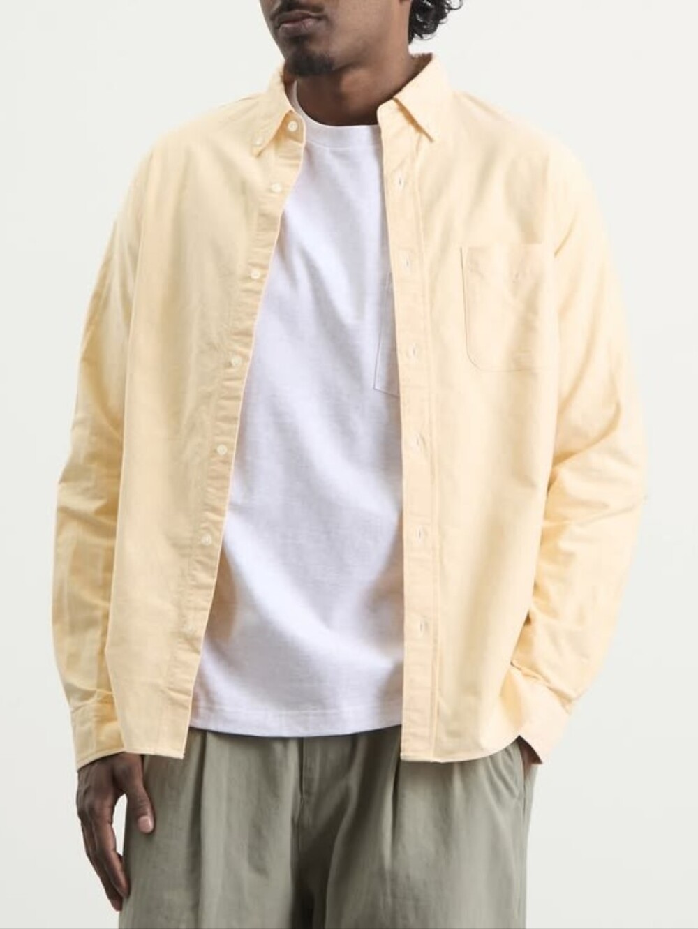 Uniqlo Men Oxford Slim Fit Long Sleeve Shirt